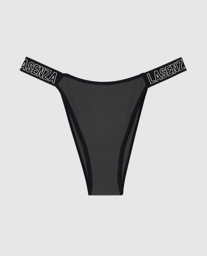 La Senza Cheeky Panty Women\'s Underwear Black | Boah80Hb