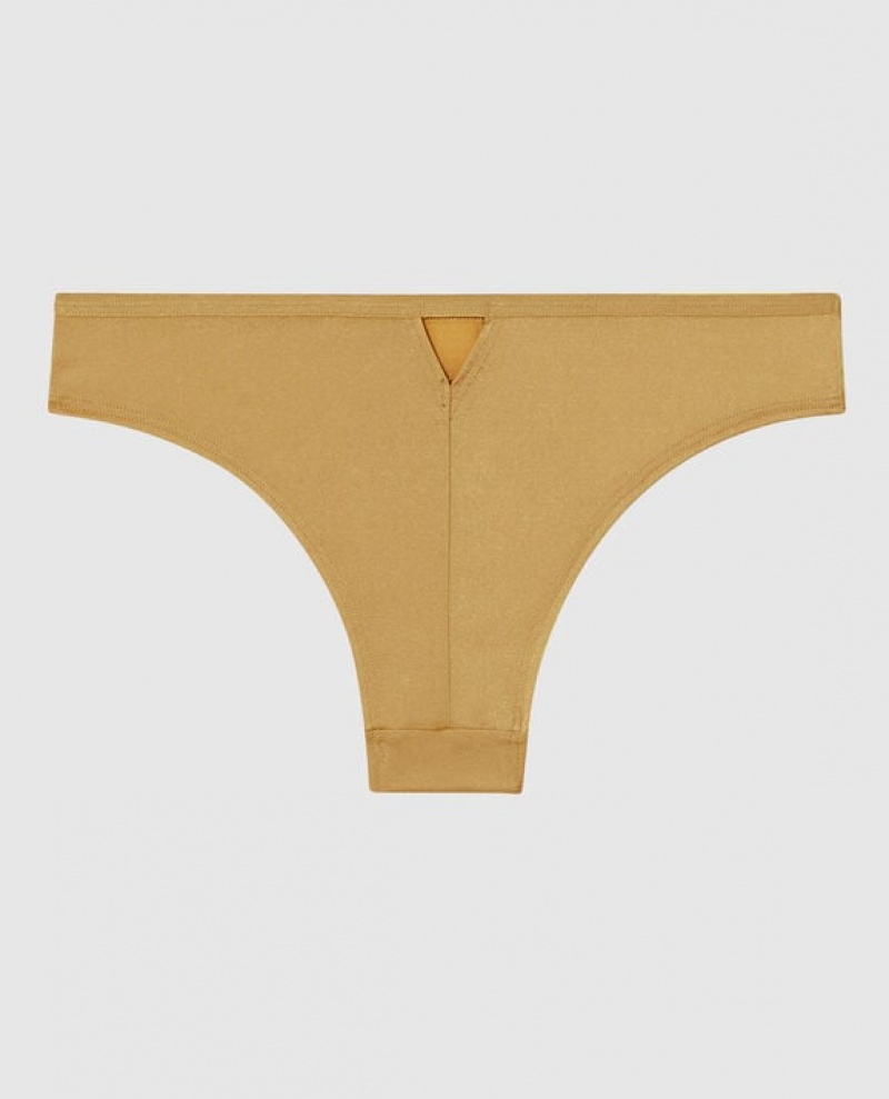 La Senza Cheeky Panty Women's Underwear Gold | EuOTsK5S