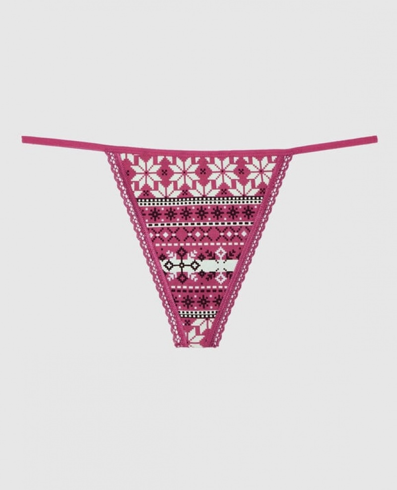 La Senza G-String Panty Women\'s Underwear Pink | UEEv2ckj