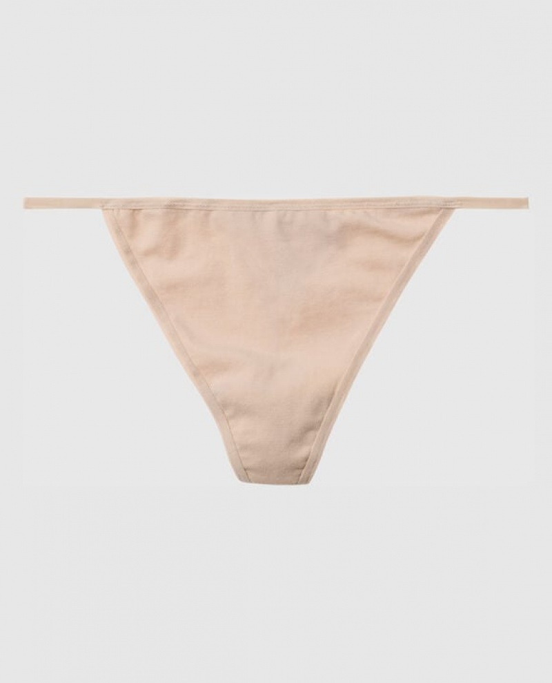 La Senza G-String Panty Women\'s Underwear Rosetan | 8qisehXl