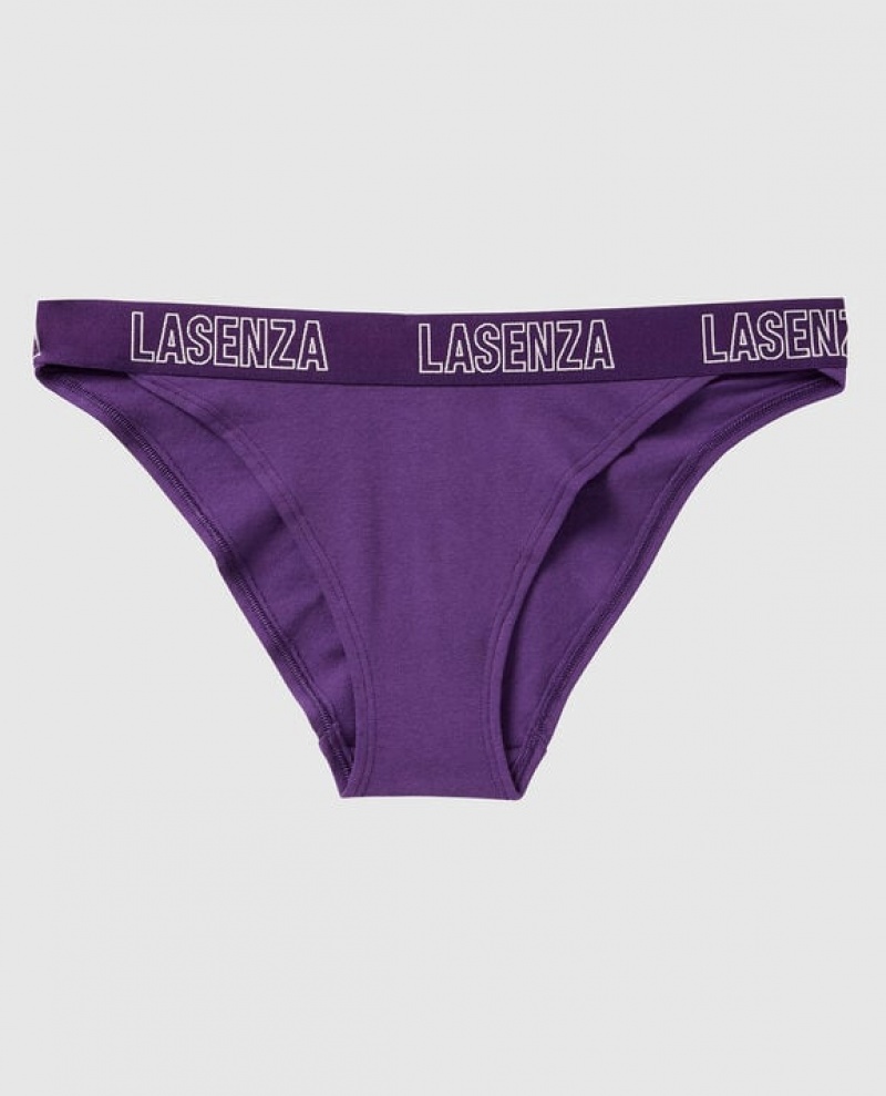 La Senza High Leg Cheeky Panty Women\'s Underwear Purple | OQ2bmEVi