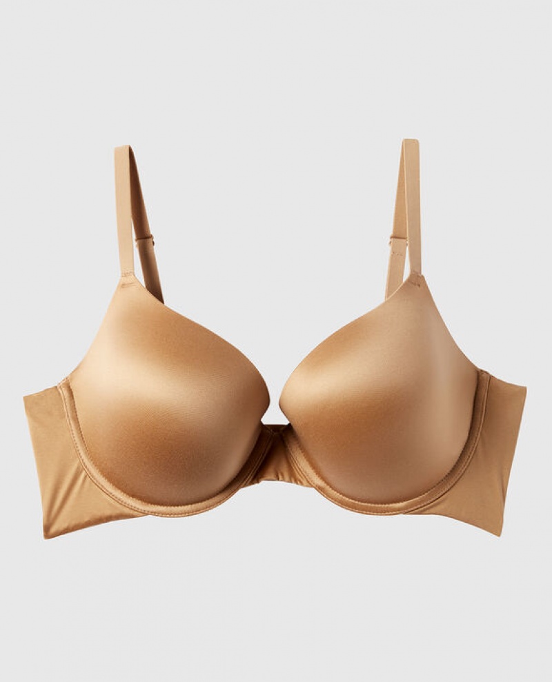 La Senza Lightly Lined Demi Women's Bras Pecan | zOXBvCFg